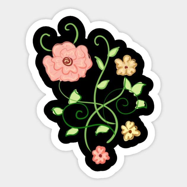 Flower Sticker by sarda_art
